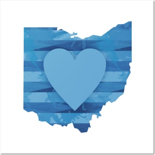 Ohio Heart Posters and Art